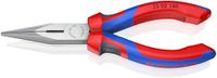 Knipex Platspitse tang met zijsnijder (radiotang) zwart geatramenteerd, met meer-componentengrepen 160 mm 25 02 160