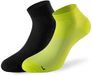 Lenz Sokken Running 3.0 Unisex Neon Geel/Zwart Schoenmaat 35-38
