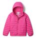 Columbia Powder Lite 2 2090043 gewatteerde meisjesjas met capuchon, ijsroze