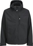Jack & Jones Hatcher Softshell Jas Heren - Maat M - Zwart