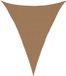 vidaXL Zonnezeil 160 g/m² 3x4x4 m HDPE Taupe