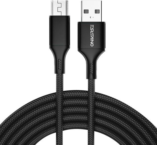 Oniverse ONICAB4-MICUSB3-BLK USB-kabel 3 m USB A Micro-USB A Zwart