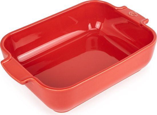 Peugeot Appolia Ovenschaal - 25 cm - Rood - Rechthoekig
