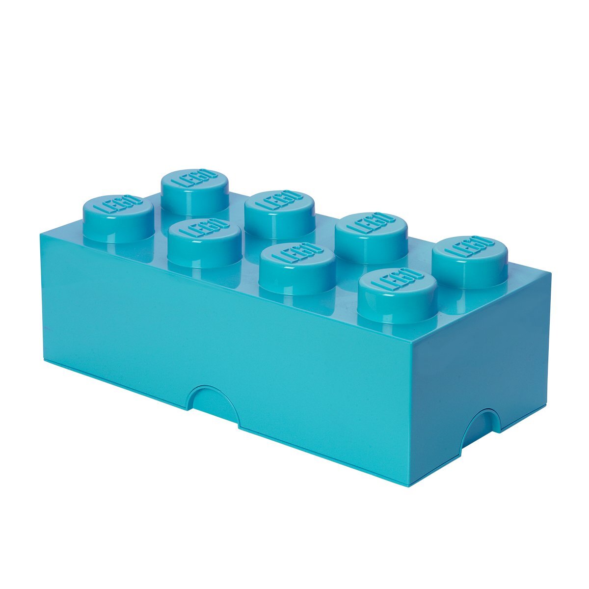 lego Design Collection Brick opbergbox 8 - Azur blauw
