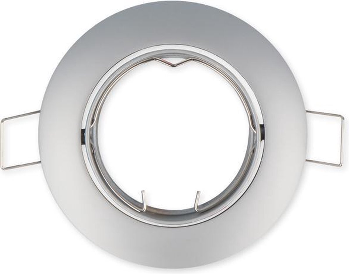 Ledin LED line Inbouwspot - Rond - Aluminium - GU10 Fitting - Ø 80 mm - Mat Grijs