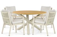 Coco Sevilla/Ancona 125 cm dining tuinset 5-delig
