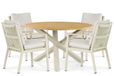 Coco Sevilla/Ancona 125 cm dining tuinset 5-delig