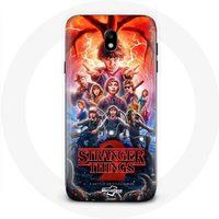 Maniacase Hoesje voor Samsung Galaxy J7 2017 Stranger Things Poster Seizoen 2
