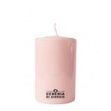 Kaars Cereria Di Giorgio Kaars diameter 7 cm hoogte 10 cm - kleur babyroze - voor horeca-operators, evenementen en woondecoratie - brandduur 55 uur