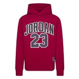 Nike Jordan Hbr Fleece-sweatshirt, 100% katoen, Rood/Zwart, 10-12 jaar