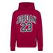 Nike Jordan Hbr Fleece-sweatshirt, 100% katoen, Rood/Zwart, 10-12 jaar