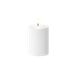 Solarzelle LED extérieur bougies de blocage Ø 7,5 x 10 cm blanc