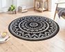 Hanse Home Rond vloerkleed Valencia - zwart 200 cm