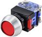 TRU COMPONENTS TC-9428084 LAS0-L-11/R Druktoets 250 V 5 A 1x uit/(aan) Moment IP40 Rood Kunststof 1 stuk(s)