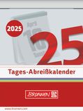 BRUNNEN Scheurkalender (2025), 1 pagina = 1 dag, 53,6 × 71 mm