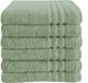Byrklund Handdoek - Set van 6 - Hotelkwaliteit - 100% katoen (BCI) - 500 g/m² - 50x100 cm - Jade