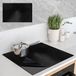 Non-branded Grand tapis de protection pour induction en silicone - 52 x 60 cm - isolant thermique - rectangulaire - magnétique