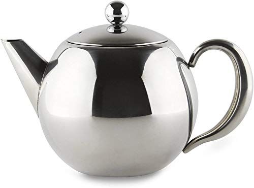 Café Ole Rondeo - Theepot - 1500 ml - Roestvrij staal - Met infuser mand
