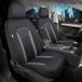 Stoelhoezen Bremer Sitzbezüge GmbH Autostoelhoezen voor Mercedes Citan BJ 2012-21 – Stoelhoezen voor bestuurder en passagier in Zwart/Grijs