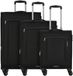 American Tourister Avantour 4 wielen Kofferset 3-delig Zachte bagage TSA slot black