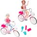 Toi-Toys Lauren Modepop op Fiets met Accessoires
