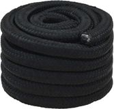 vidaXL - Corde multifonctionnelle - 30 - mm - 25 - m - Noir - PP