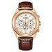 Citizen CA4593-15A Horloge - Leer - Bruin - Ø 41 mm