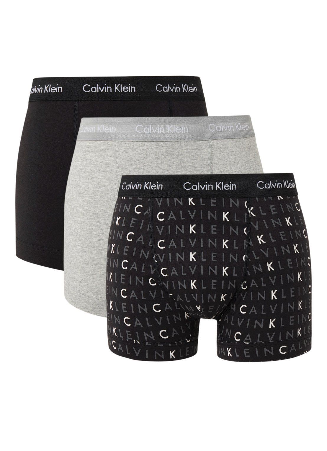 Calvin Klein Boxershorts met logoband in 3-pack - 8719851968538
