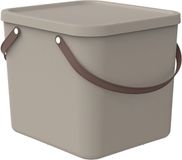 Rotho Prullenbak van 40L - Opbergcontainer - Cappuccino