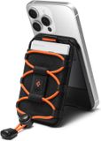 Spigen Tiefit Magnetische Pasjeshouder Geschikt voor iPhone 17/16/15/14/13/12 | MagSafe Compatibel | Pasjeshouder met Band & Standaard | 3 Pasjes | Zwart
