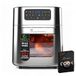 MasterPRO Foodies Heteluchtfriteuse, 10 liter, 1700 W, met venster en digitaal led-touch-display, 8 kookprogramma's, energiebesparend, instelbare temperatuur