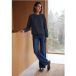 cecil Blouse met lange mouwen, ronde hals en print