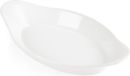 Olympia Plat gratin ovaal 23x12cm - Wit porselein - Set van 6