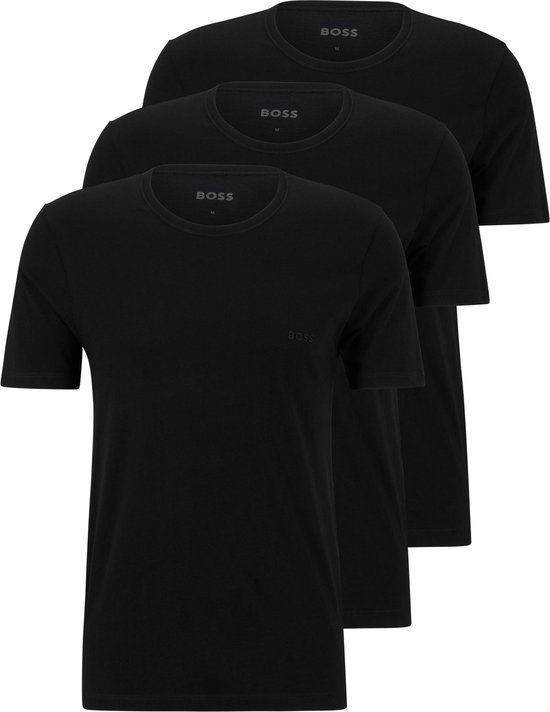 HUGO BOSS Classic T-shirts - 3-pack - Black - Men's - Size M