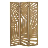 ML-Design Sapporo-kamerscherm, 3-delig, hout, 170 x 121 cm, bruin