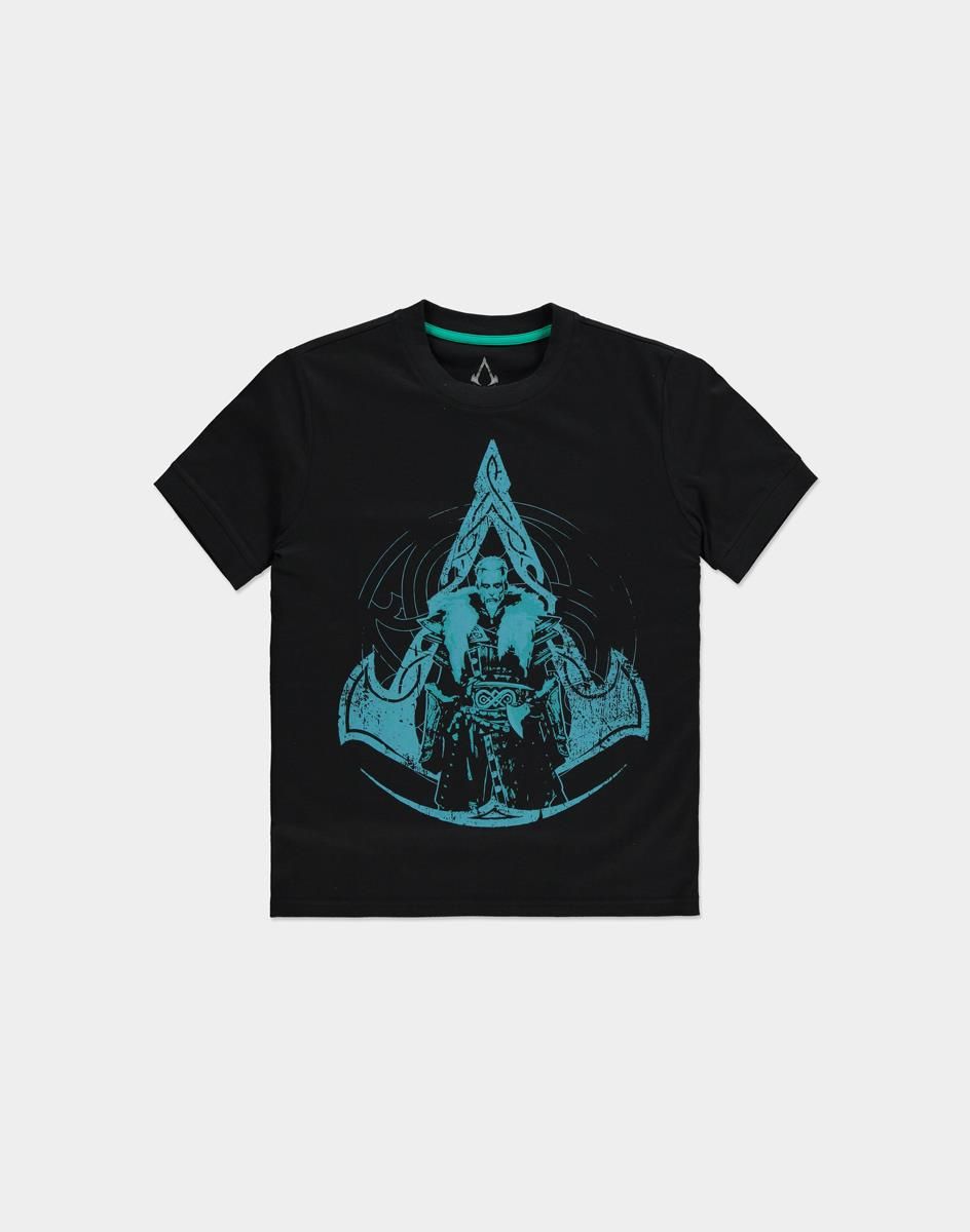 Difuzed Assassin's Creed Valhalla - Logo Crest - Zwart - TS200628ASC-S