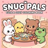 Snug Pals Coloring Book for Adults and Teens