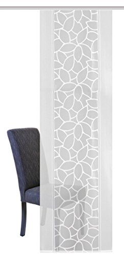 Home Fashion Schuifgordijn Jacquard - Wit - 245 x 57 cm