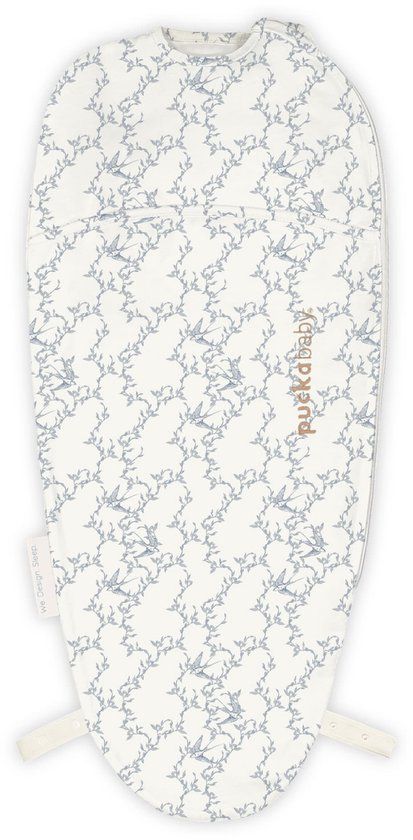 Puckababy Piep Inbakerslaapzakje baby (0-3m) - Swallows - Katoen TOG 0.5