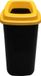 Plafor Poubelle 45L Jaune/Noir Plastique