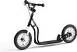Yedoo One trottinette pour enfants à partir de 100 cm, avec pneus 12/12 et une béquille noire