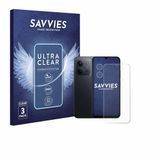 Savvies Screenprotector voor Xiaomi Redmi 15C 4G (Voor+Camera) - Folie Beschermfolie transparant 6 Stuks