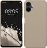 kwmobile telefoonhoesje geschikt voor Samsung Galaxy A06 - Hoesje voor smartphone - Back cover in mat crème