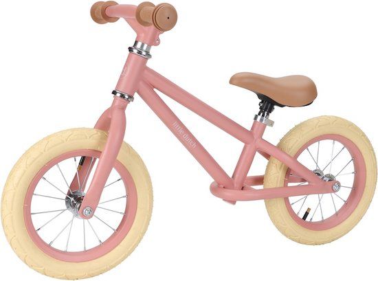 Little Dutch Loopfiets pink mat - 12 inch - 2 jaar+ - LD8005