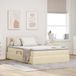 Maison Exclusive - Lit coffre exclusif avec matelas crème, dimensions 140 x 200 cm, revêtement en velours