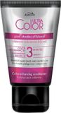 Joanna Ultra Color - kleurbeschermende spoeling conditioner in roze voor natuurlijk en gekleurd haar - hydraterend - ammoniakvrij - kleurverfrissing en -intensivering in 3 minuten - 100 ml