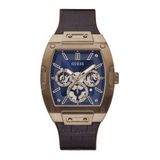 GUESS GW0202G2 Heren Polshorloge Analoog Bruin Staal 43mm