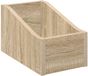 vidaXL Boîte pour disques vinyles Sonoma Chêne 18 x 32 x 18 cm Bois traité