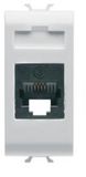 Gewiss GW10401 wandcontactdoos RJ-11 Wit