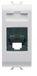 Gewiss GW10401 wandcontactdoos RJ-11 Wit